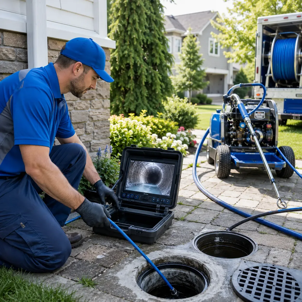 Outdoor drain cleaning professionals serving Northfield, VT