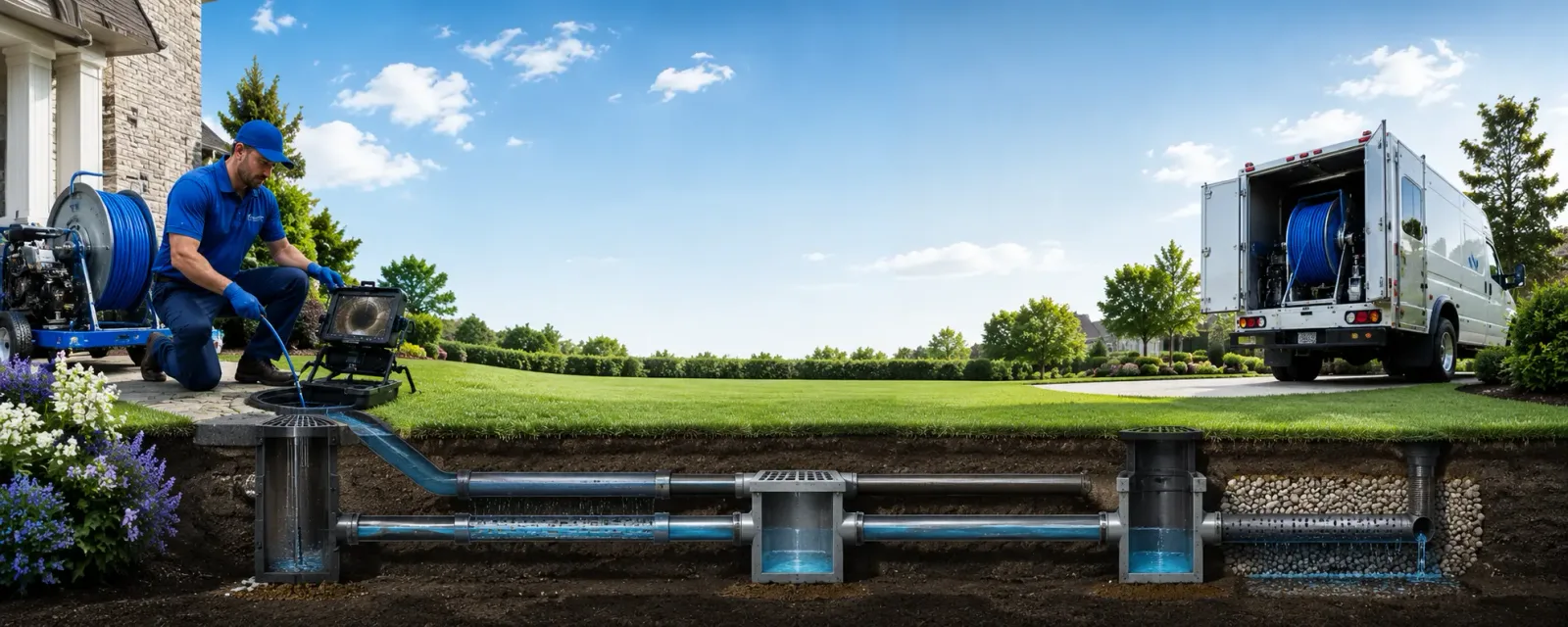 Outdoor drain cleaning information for Northfield, VT